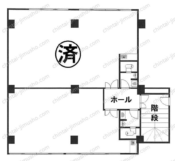 越後屋ビルの間取図