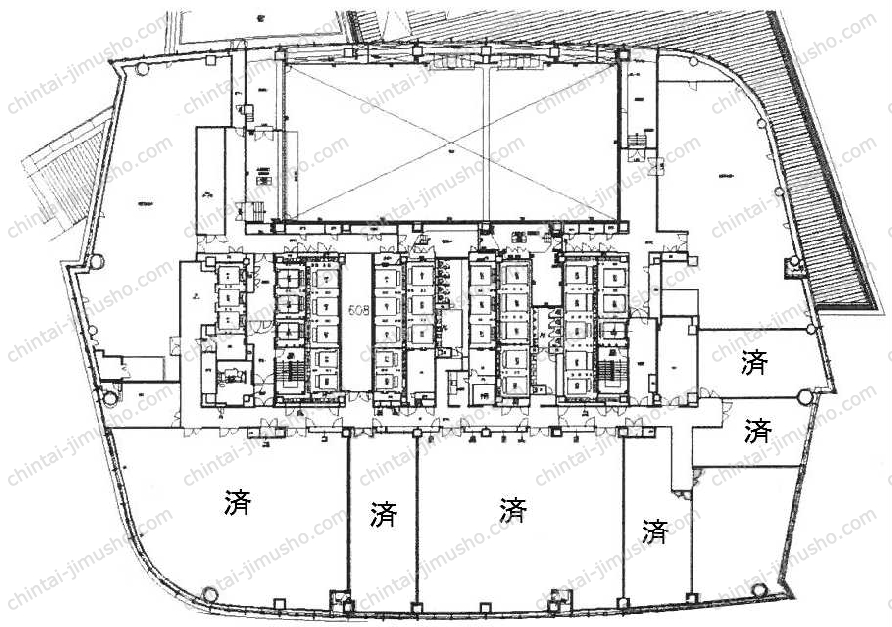 虎ノ門ヒルズ森タワーの間取図