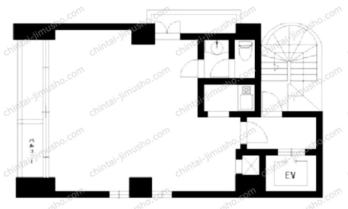 山梨ビルの間取図