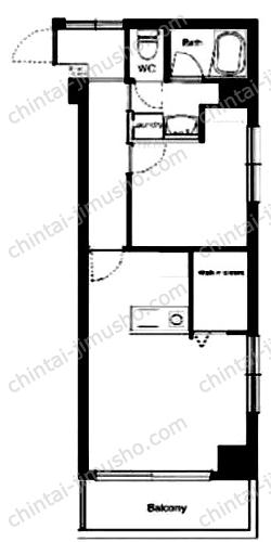 オーロラ三田の間取図