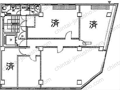 井門銀座一丁目ビルの間取図