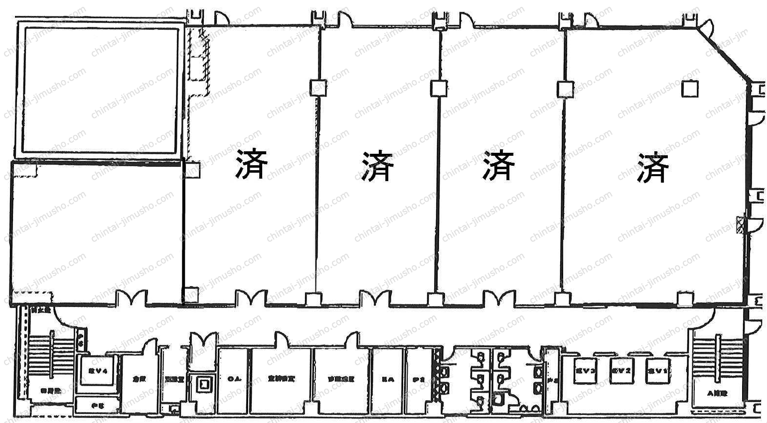 松岡セントラルビルの間取図