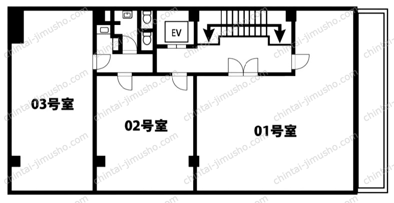 第一文成ビルの間取図