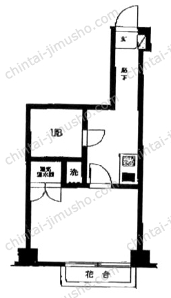 第18通南ビルの間取図