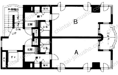 井上旭門ビルの間取図