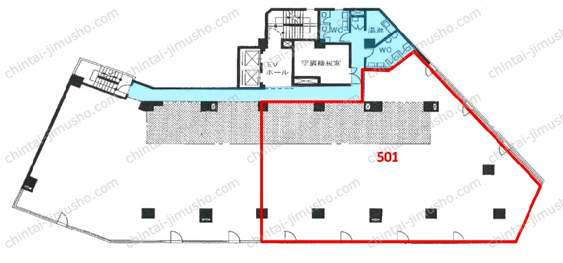 大井町センタービルの間取図