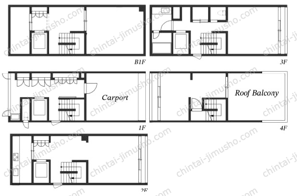 三番町戸建 EAST棟の間取図