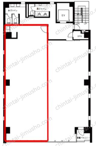 近鉄新宿御苑ビルの間取図