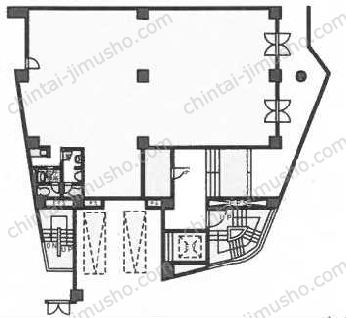 甘酒屋ビルの間取図