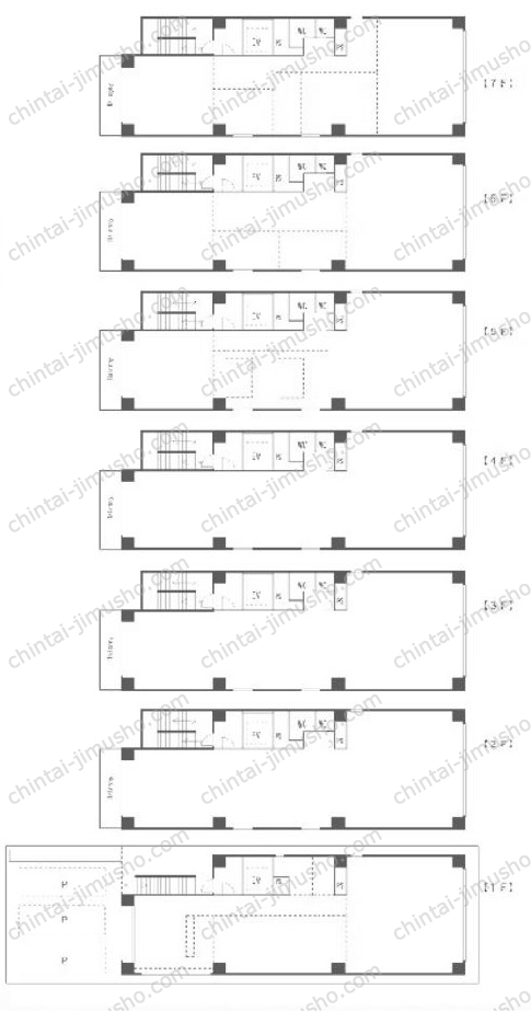 食糧学院ビルの間取図