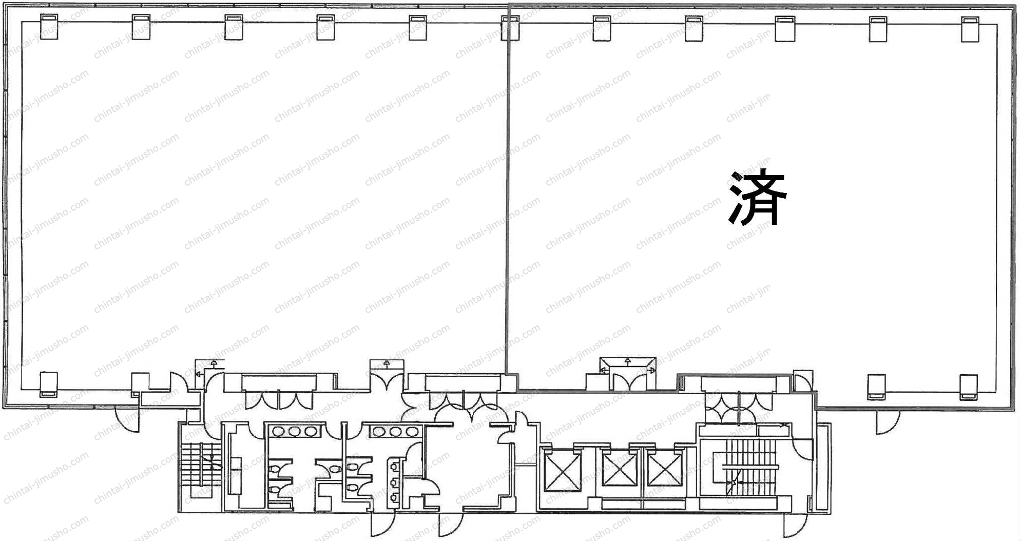 リバーサイド品川港南ビルの間取図