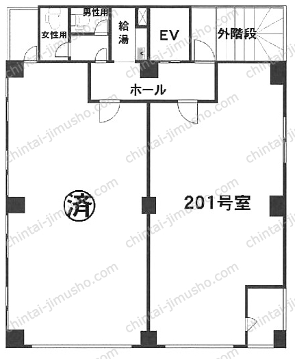 巴ビルの間取図