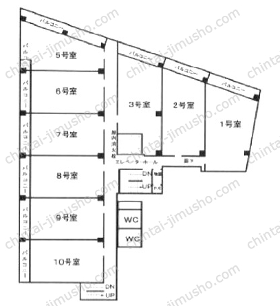 新陽ビルの間取図