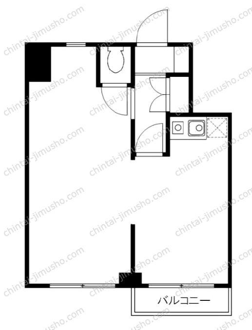 東常盤松マンションの間取図