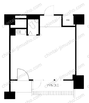 新宿アイランドアネックスの間取図