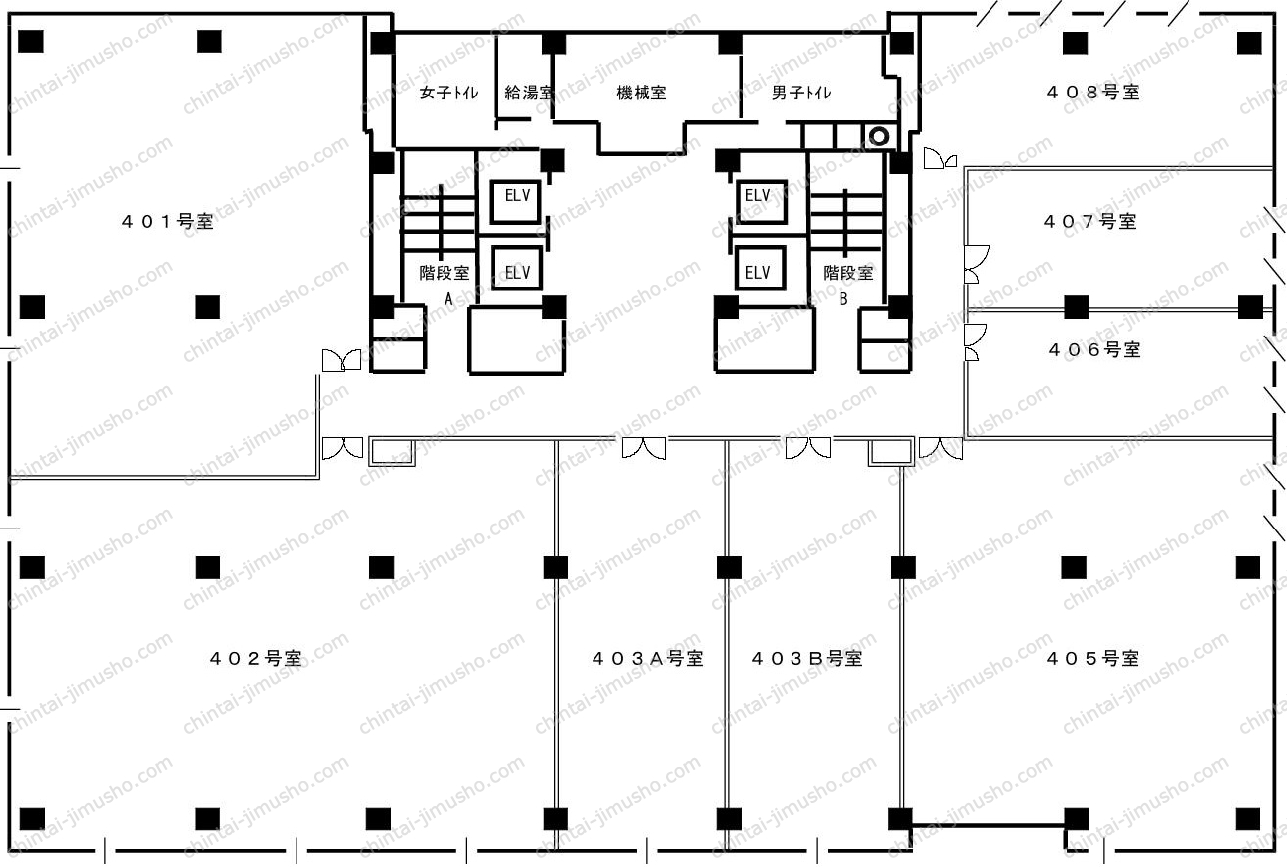 KRCビルディングの間取図