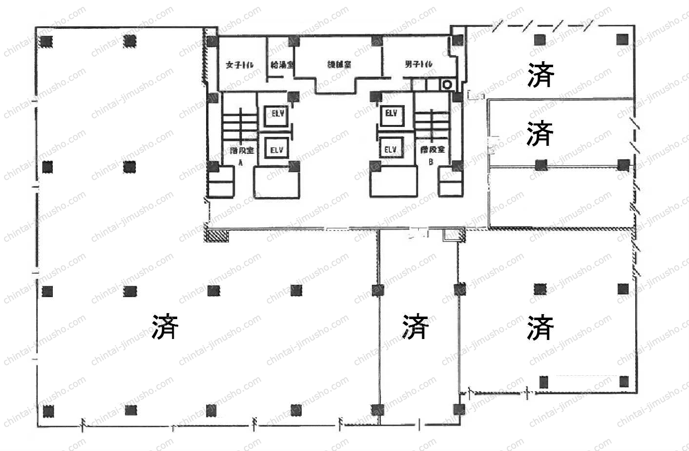 KRCビルディングの間取図