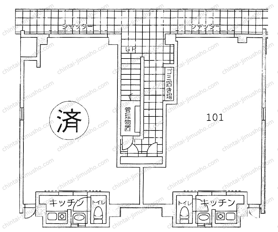 M HOUSEの間取図