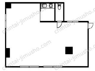 AKASAKA 8 BLDG.／赤坂8ビルの間取図