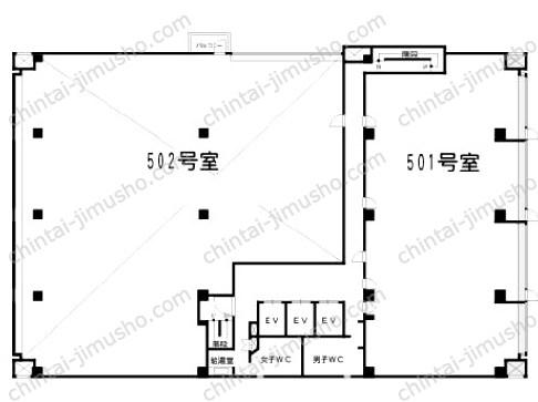横浜金港町ビルの間取図