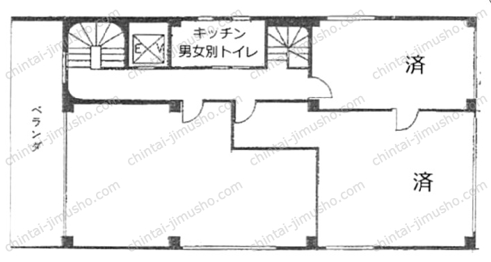 藤原ビルの間取図