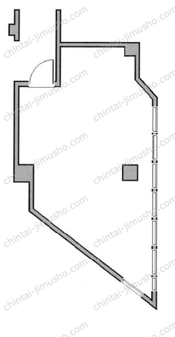 ステップコートはけしたビルの間取図