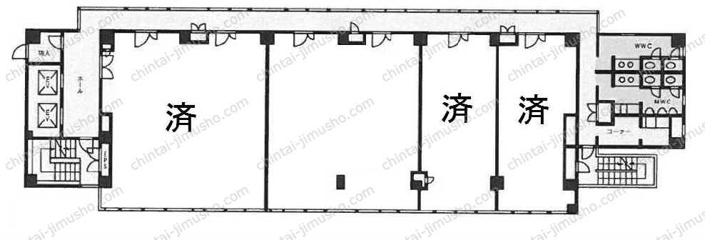 大田ステイタスビルの間取図