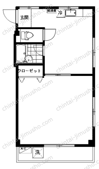 Uハイムの間取図
