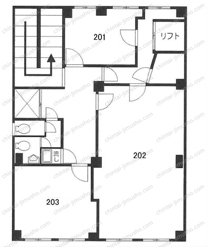平和ビルの間取図