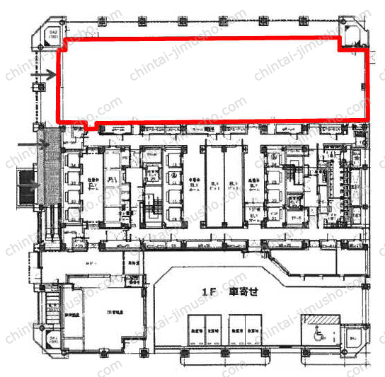晴海アイランドトリトンスクエアオフィスタワーYの間取図