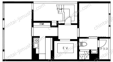西麻布3243の間取図