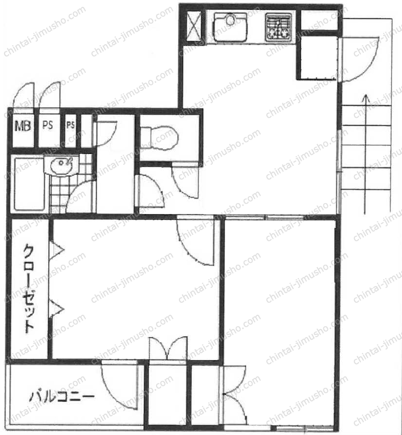 マートルコート中目黒第2の間取図