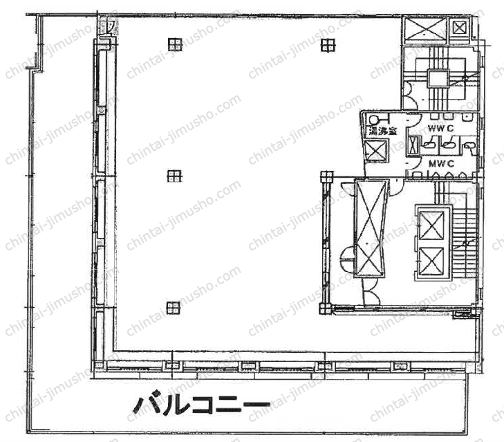 群馬ビルの間取図