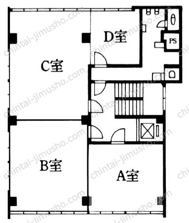 土屋ビルの間取図