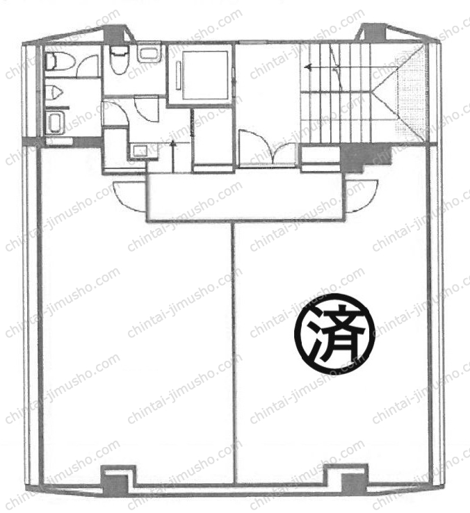 日本橋滄浪閣ビルの間取図