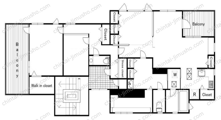 SANWA池尻フラッツの間取図