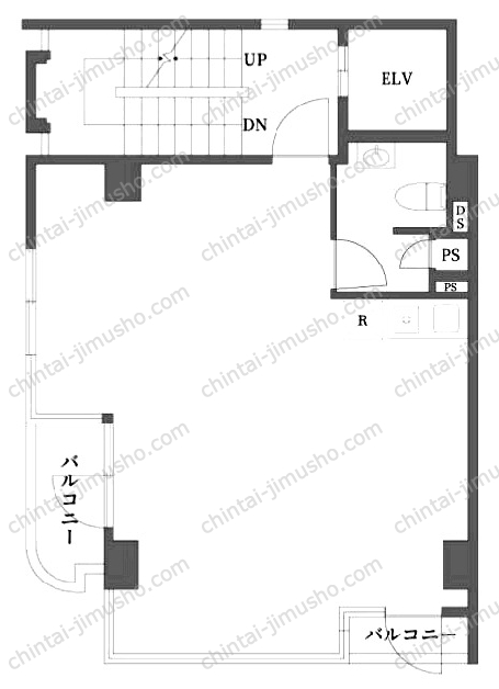 HC5ビルの間取図