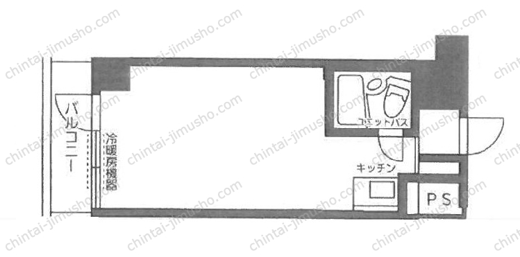 いづみハイツ茅場町の間取図