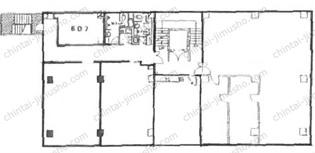 YK-16ビルの間取図