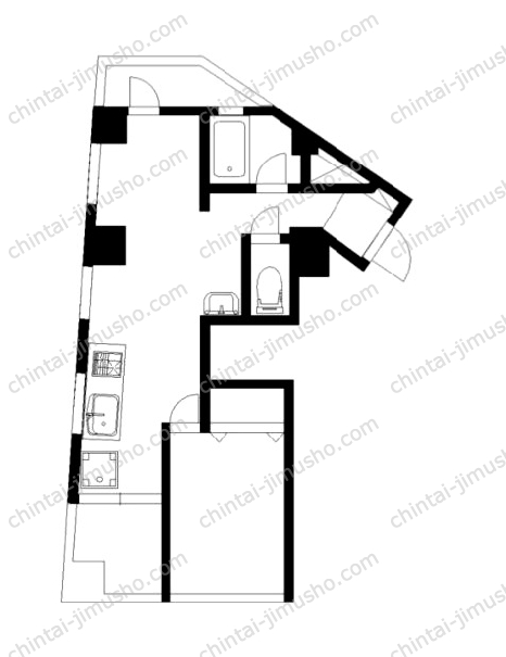 御池ビルの間取図