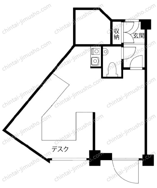 六本木ビジネスアパートメンツの間取図