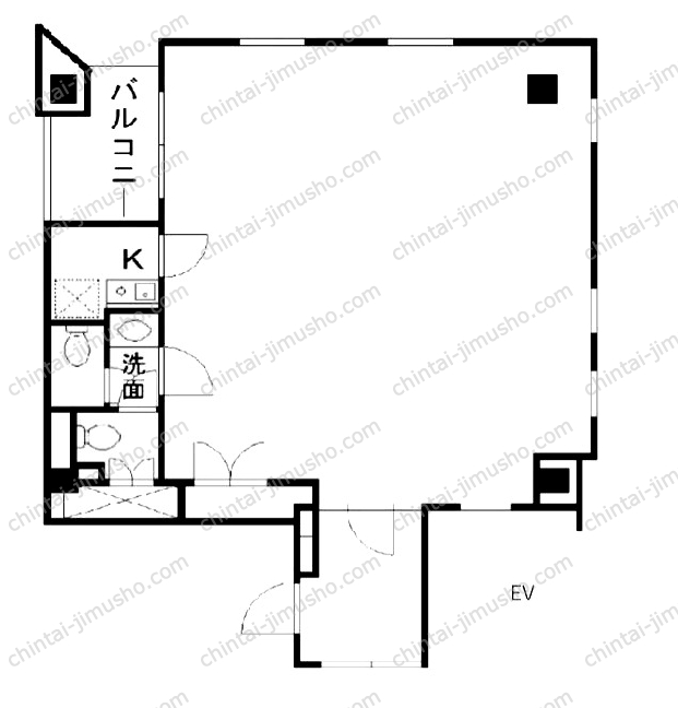 SHOKAIビルの間取図