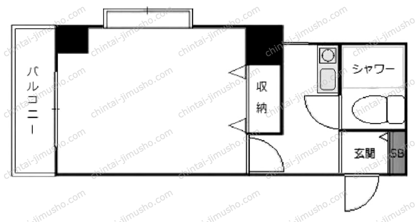 フラットワセダの間取図