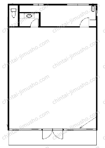 黒沢ハウスの間取図
