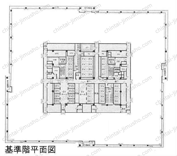 大手町フィナンシャルシティ　グランキューブの間取図