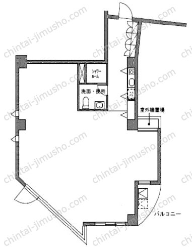 都住創山吹町ビルの間取図