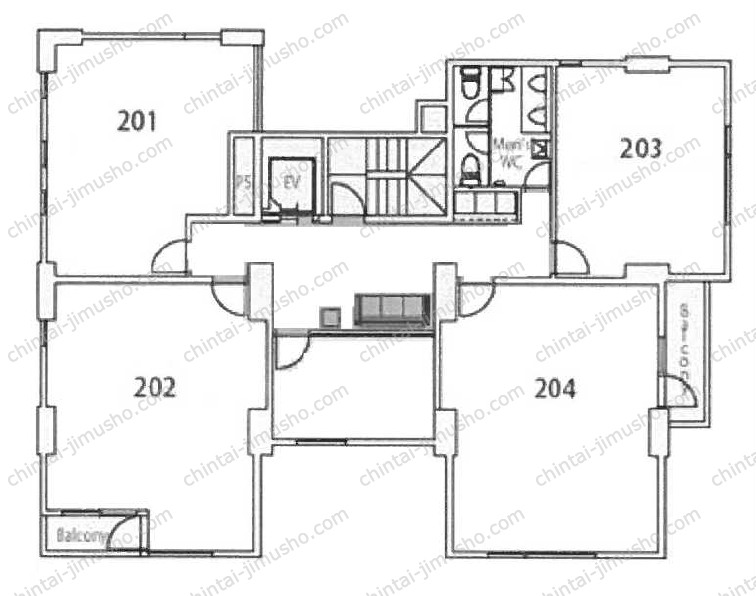 麹町パーソナルハウス／プレミアムオフィス麹町の間取図