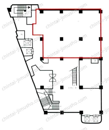 POPビルの間取図