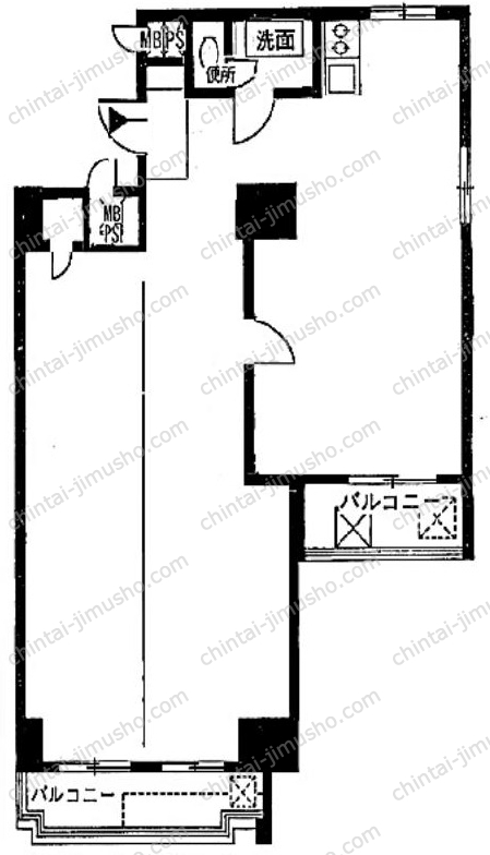 高円寺南サマリヤマンションの間取図