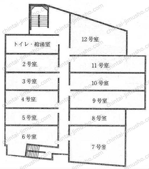 フロイントゥ三田の間取図